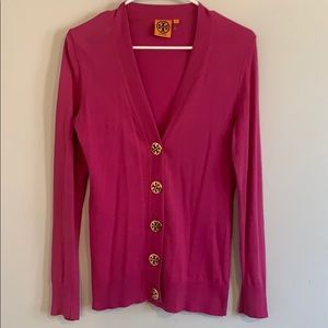 Tory Burch Pink Cardigan